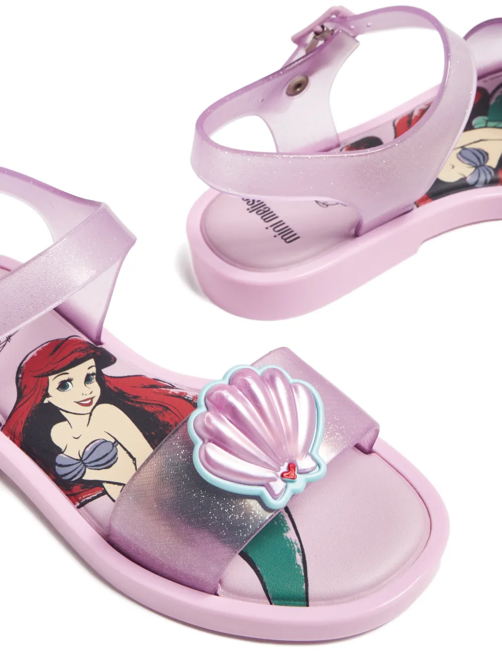 Melissa x Disney themed-appliqué sandals Roze