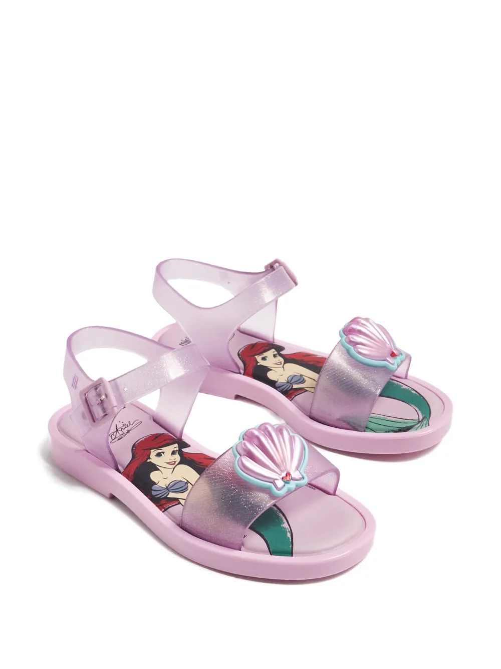 Melissa x Disney themed-appliqué sandals - Rosa