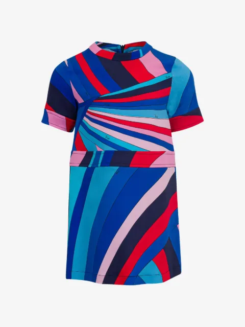 PUCCI Junior patterned short-sleeve dress