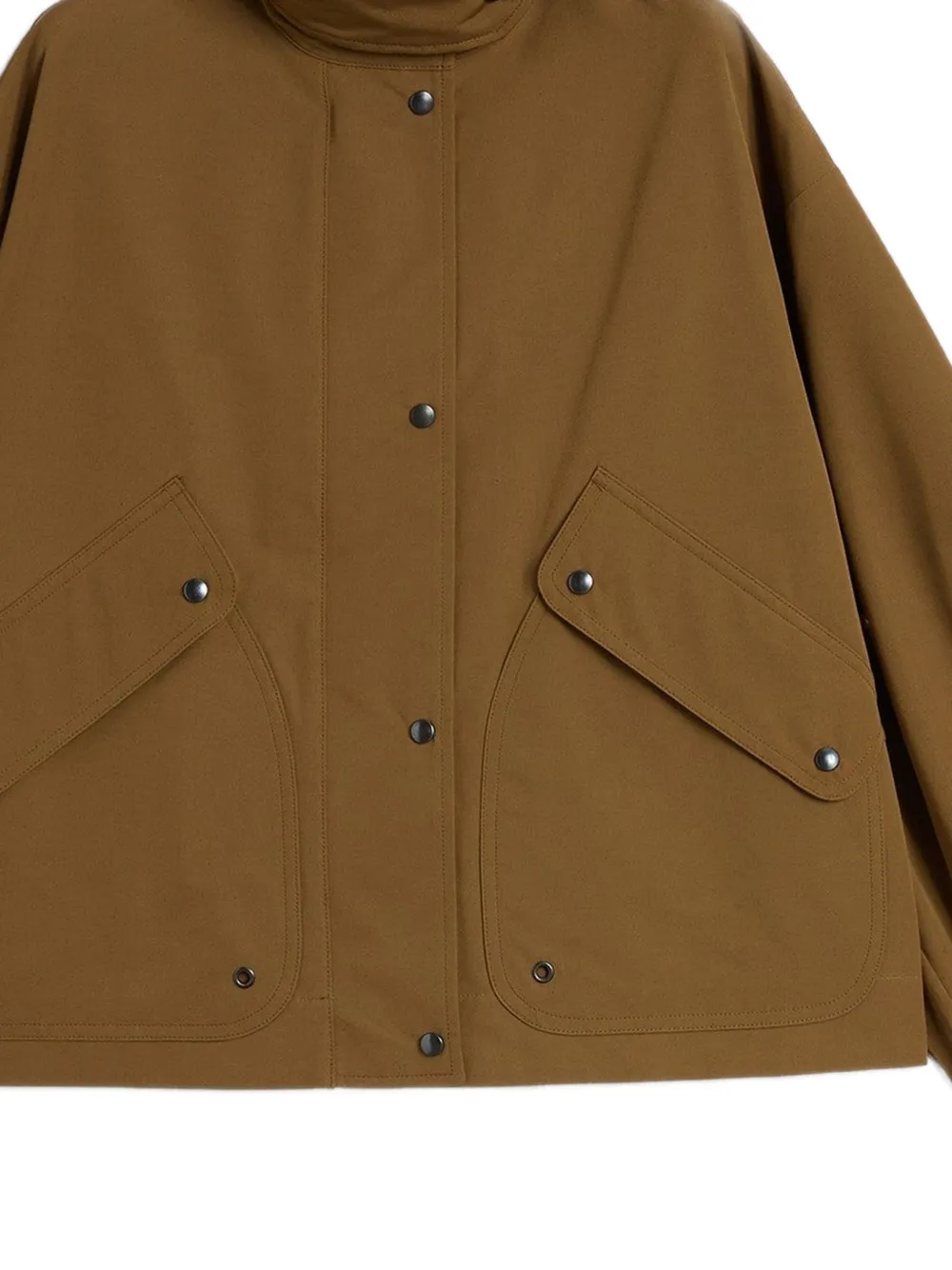  Aspesi Snap-button Flap-pocket Jacket - Brown 