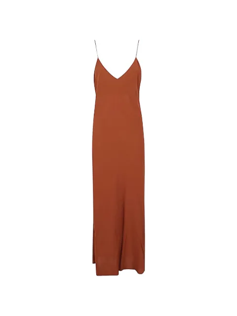 Alberto Biani spaghetti-strap bias-cut dress