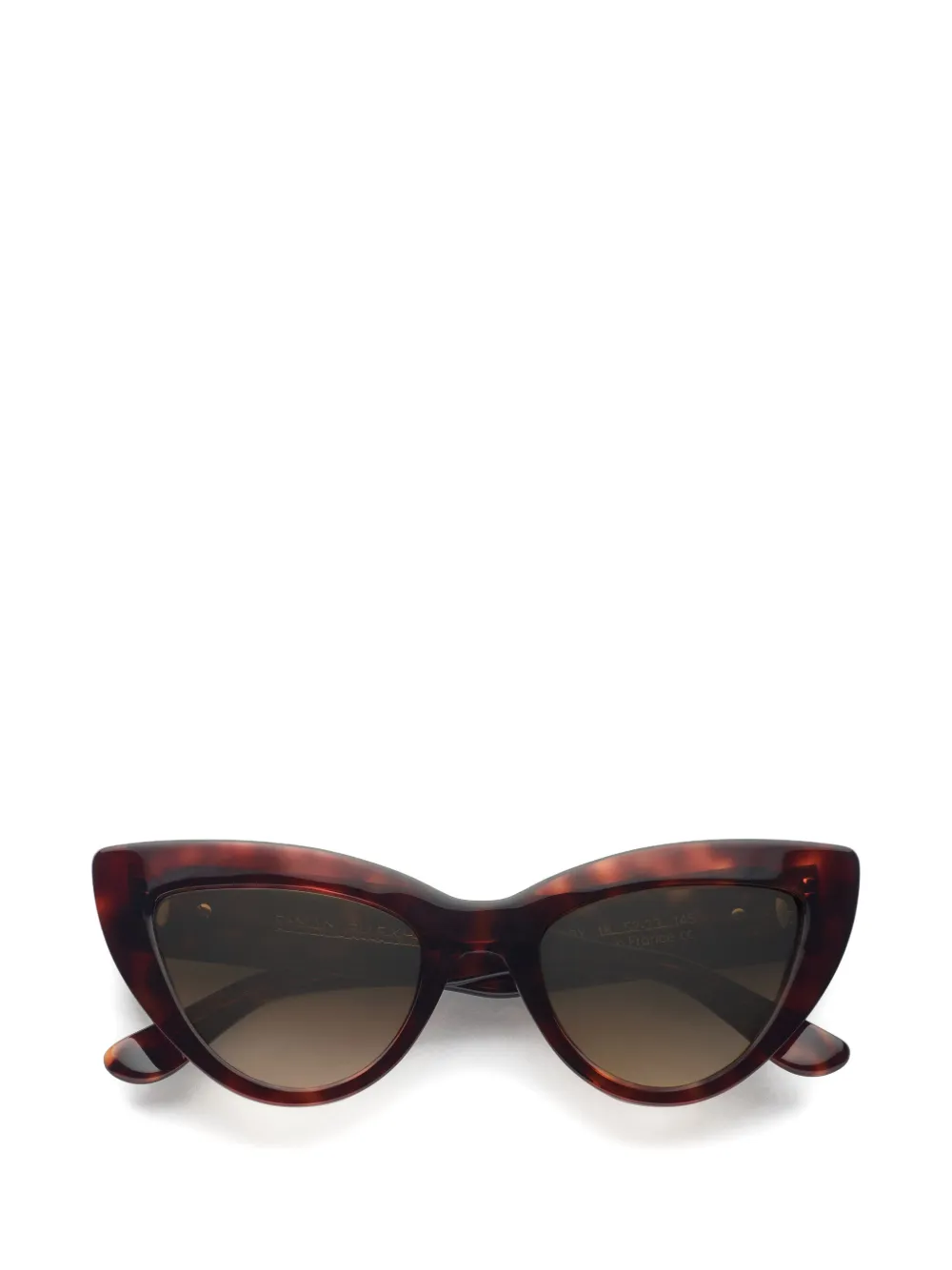 Emmanuelle Khanh cat-eye sunglasses - Marrone