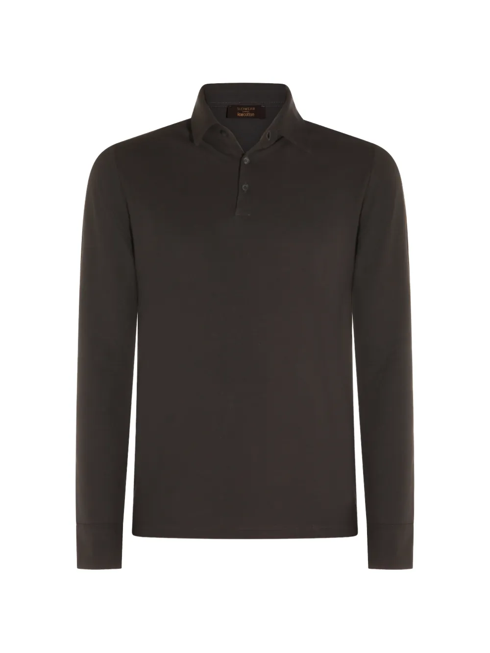 Zanone long-sleeve polo shirt - Marrone