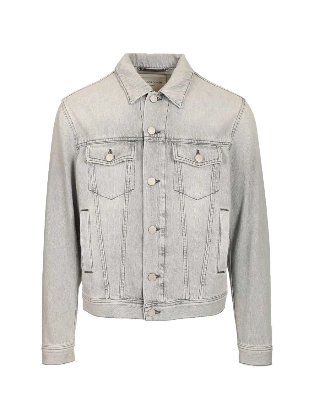 Jacob Cohën buttoned flap-pocket jacket - Grigio