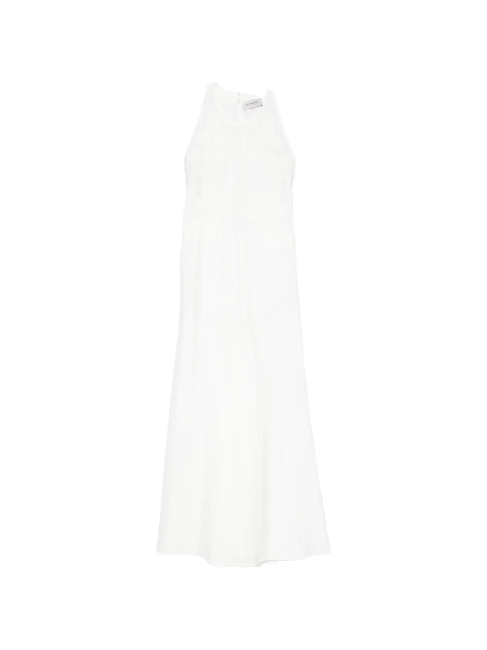 ERMANNO FIRENZE embroidered-details maxi dress - Bianco