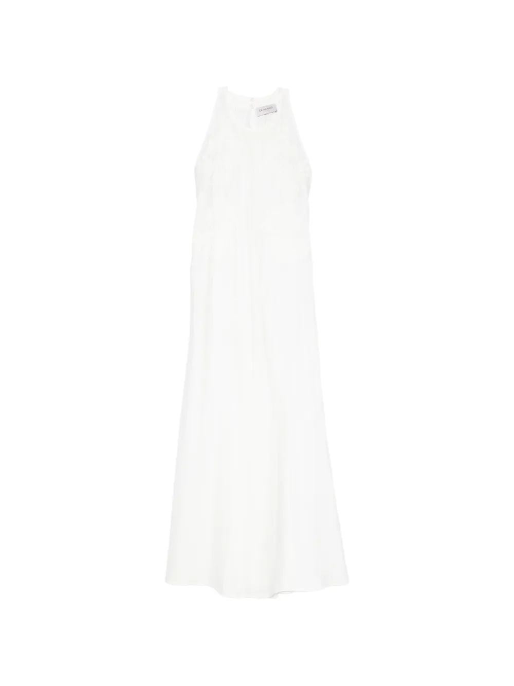 ERMANNO FIRENZE embroidered-details maxi dress - Bianco