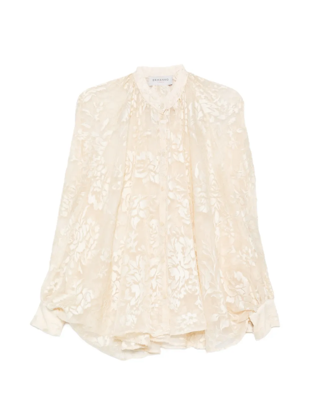 ERMANNO FIRENZE floral blouse - Toni neutri