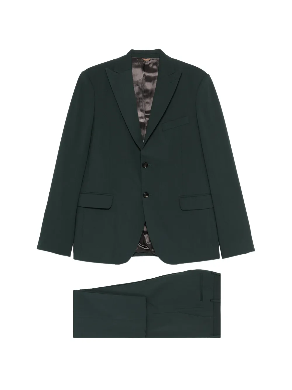 VELA SHOP single-breasted buttoned suit - Verde
