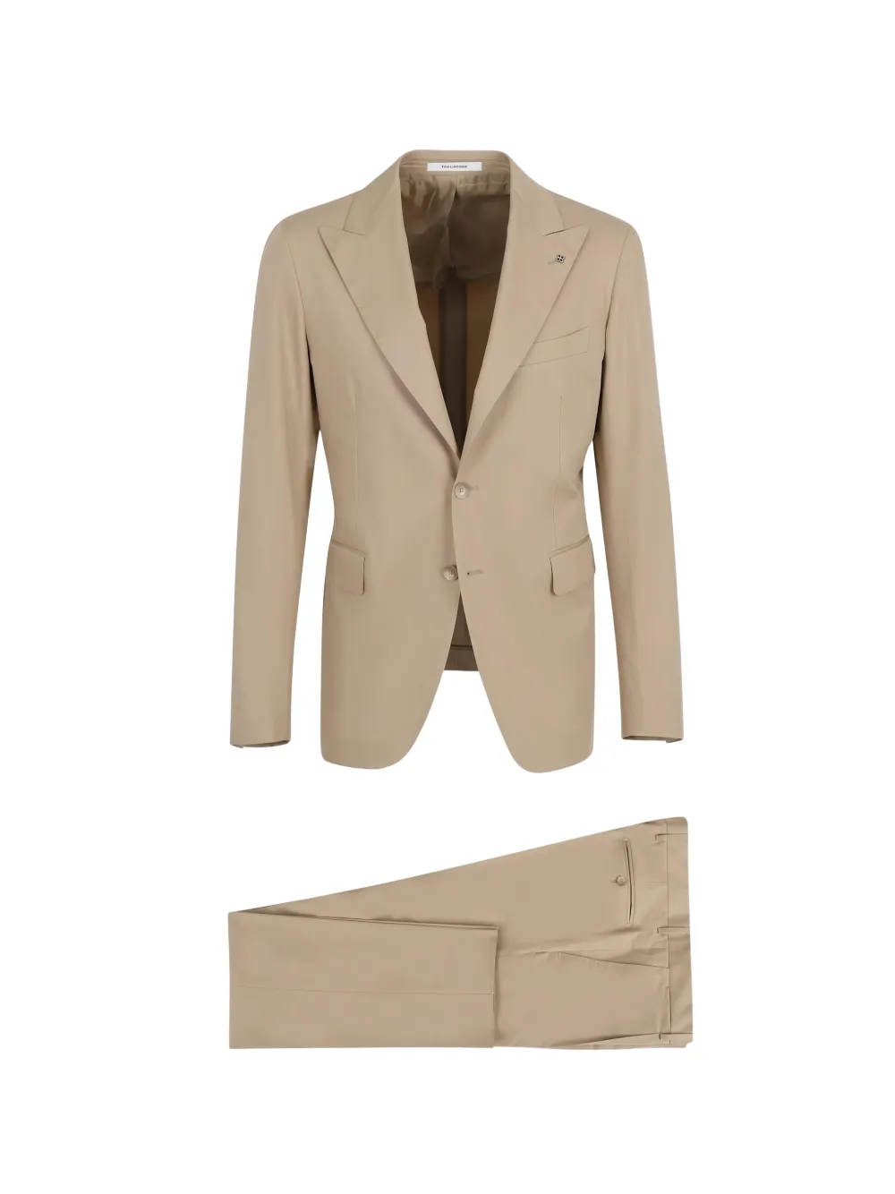 Tagliatore Pak met enkele rij knopen Beige