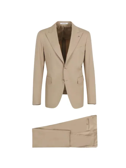 Tagliatore peak-lapel single-breasted suit