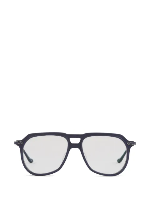 Matsuda browline embellished glasses