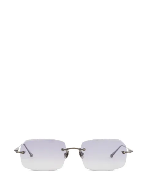 Matsuda rimless rectangle-frame sunglasses
