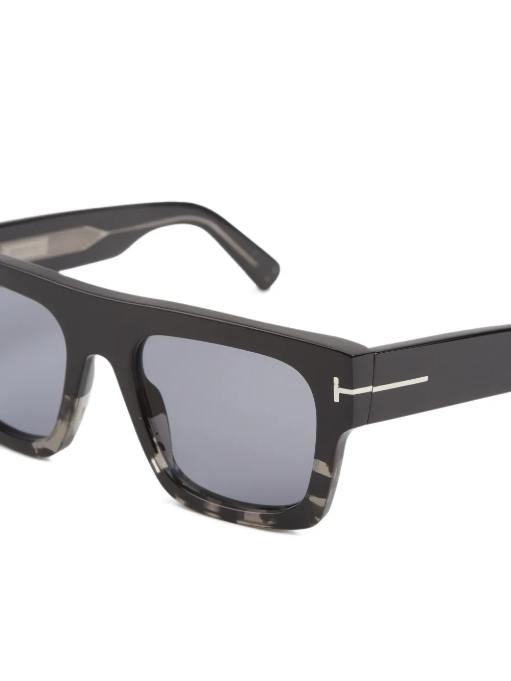 TOM FORD Eyewear Zonnebril met vierkant montuur Zwart