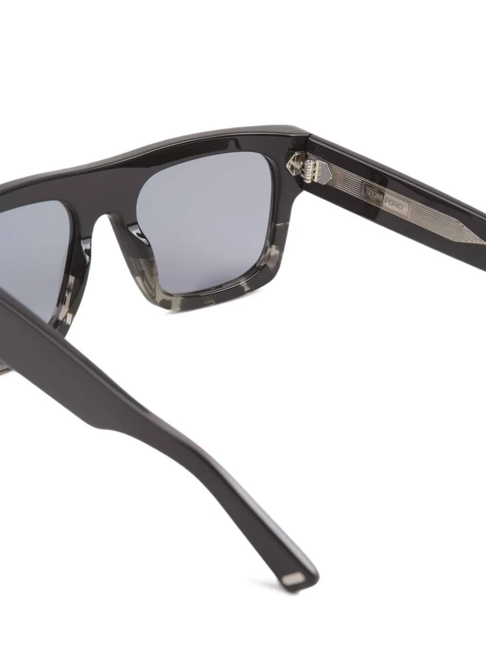 TOM FORD Eyewear Zonnebril met vierkant montuur Zwart