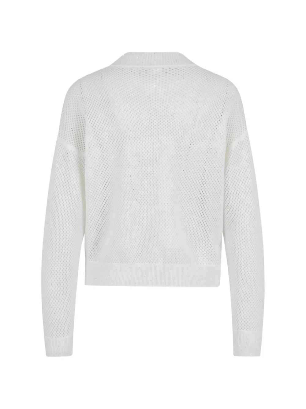 Peserico zip-up knit cardigan Wit