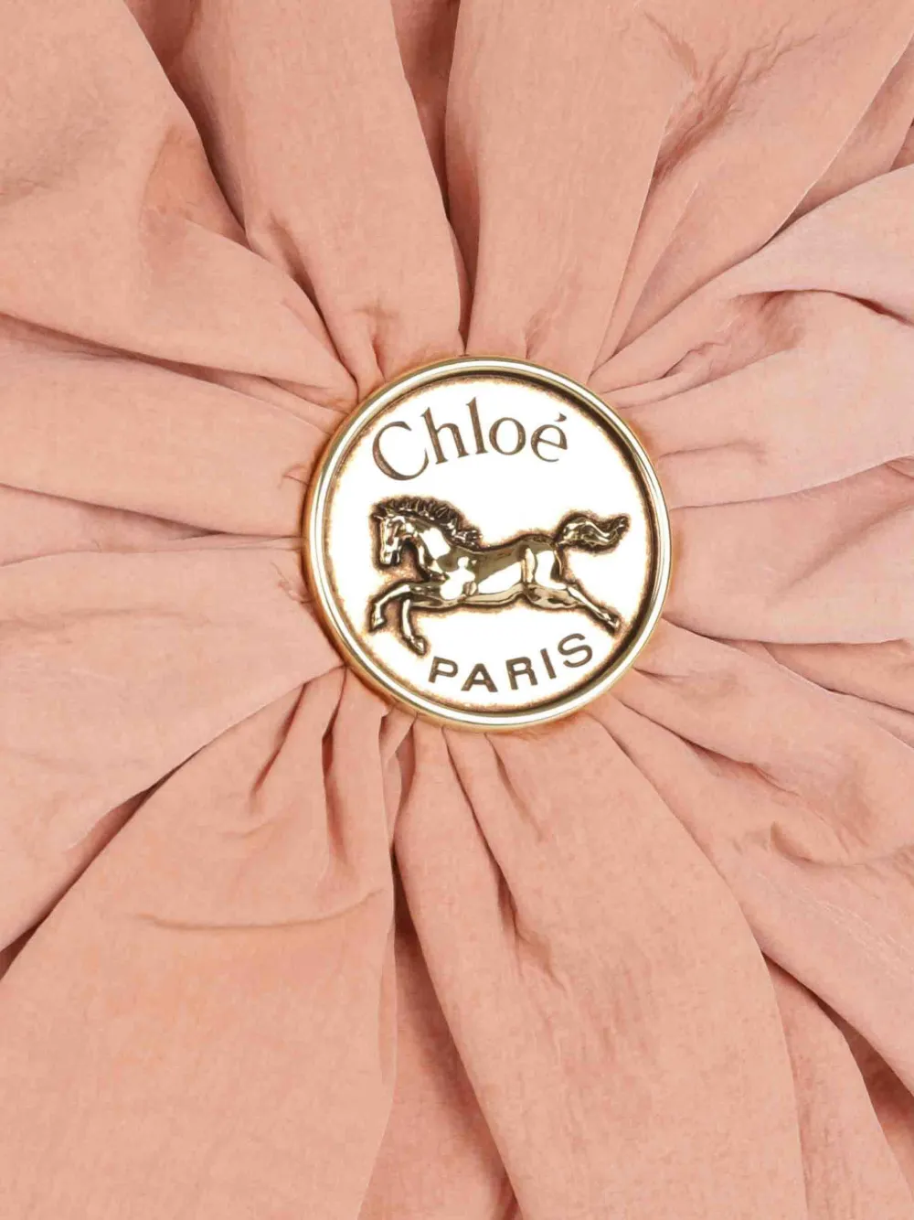 Chloé Plissé schoudertas Beige
