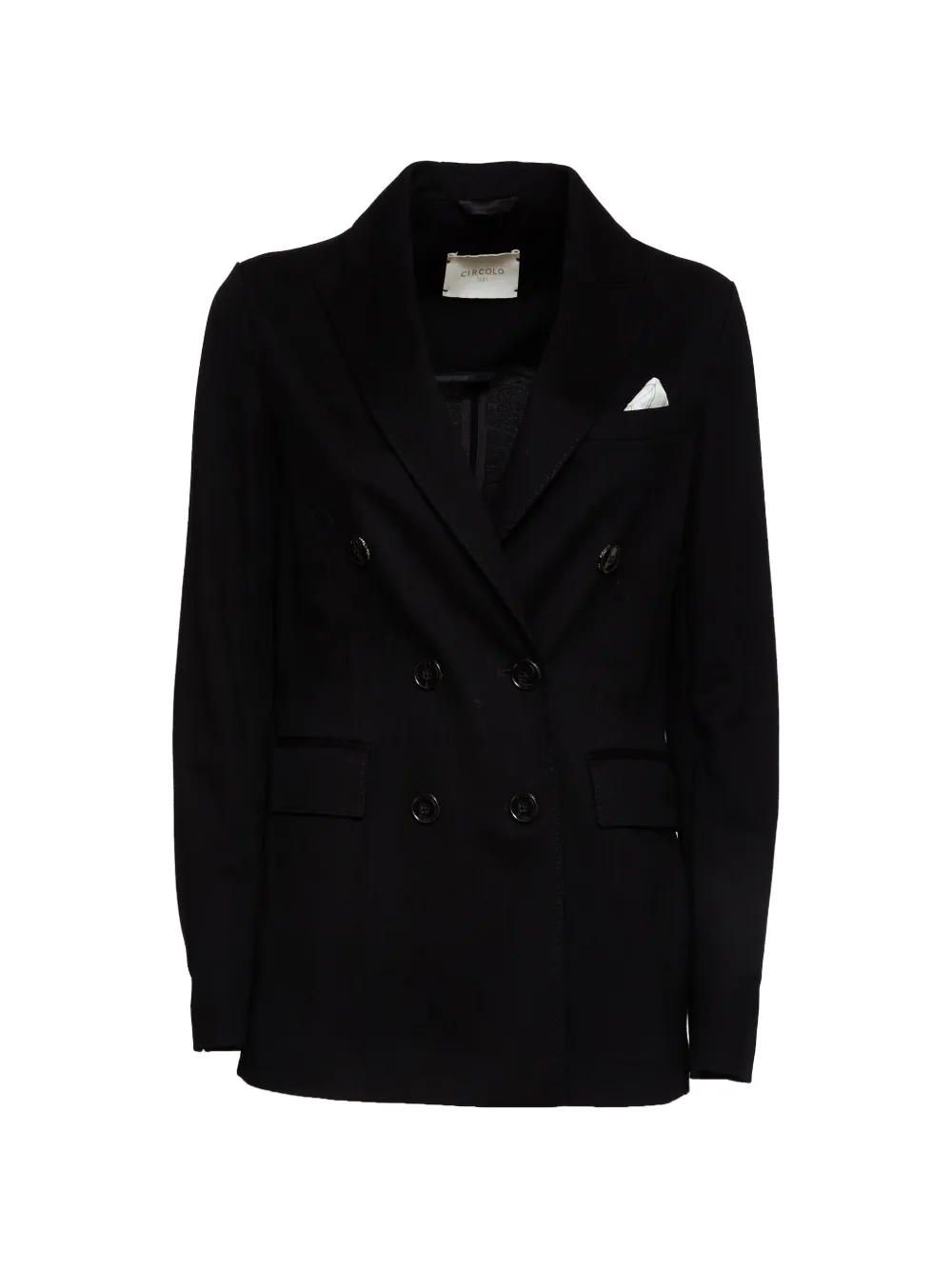 Circolo 1901 button double-breasted blazer - Nero
