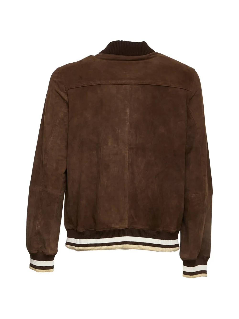 AMARANTO  zip suede bomber jacket | Leather Coats | Image 2