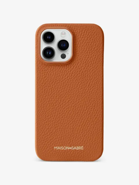 MAISON de SABRÉ iPhone 15 Pro Max leather phone case
