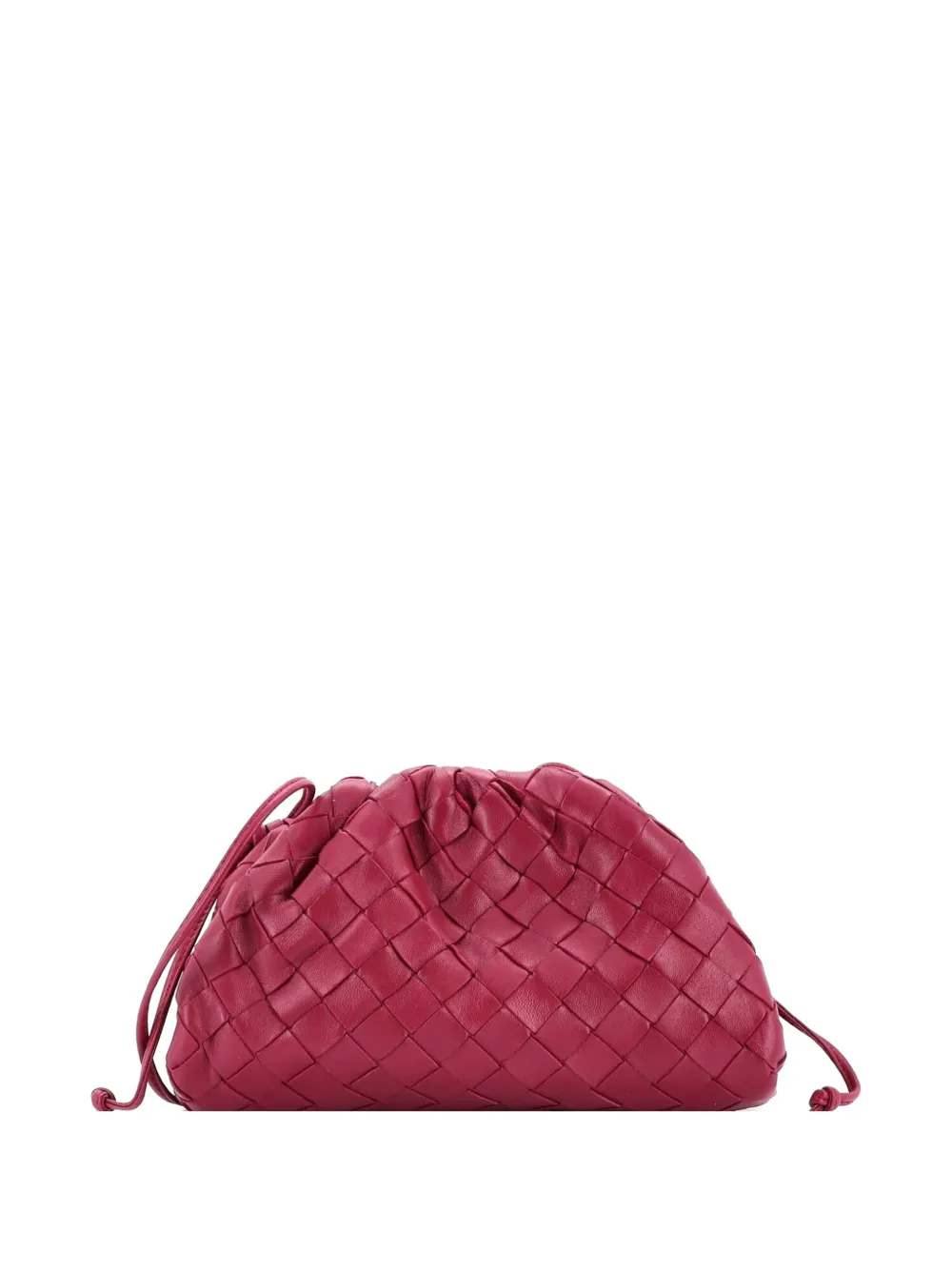 Bottega Veneta Pre-Owned The Pouch Intrecciato Nappa Mini crossbody bag - Rosa