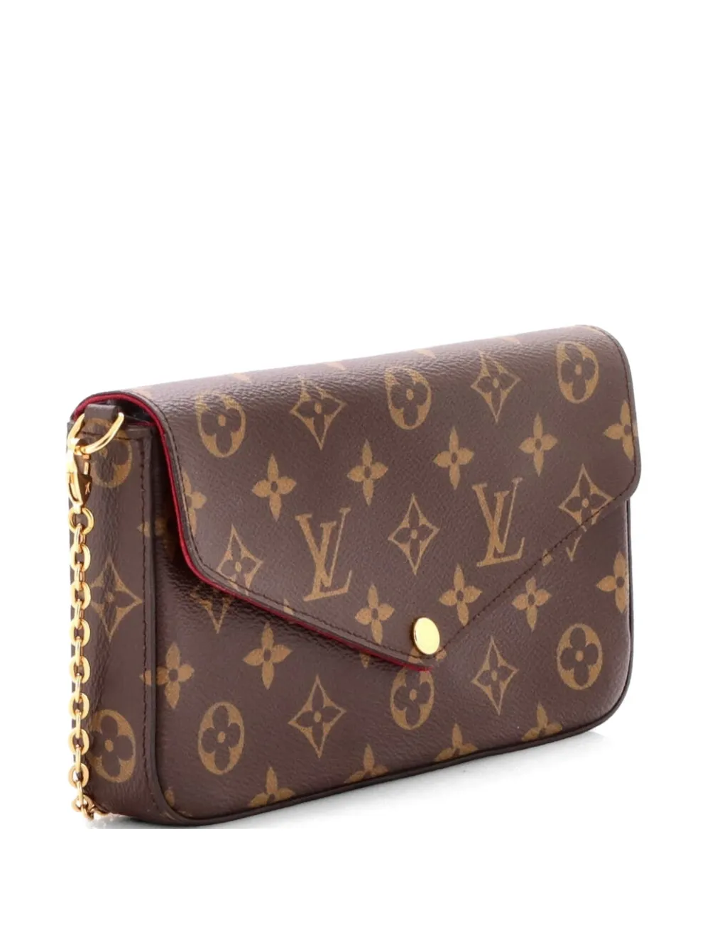 Louis Vuitton Pre-Owned Felicie Pochette Monogram Canvas crossbody bag - Marrone