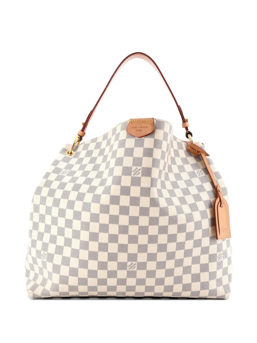 Louis Vuitton Pre-Owned Graceful Handbag Damier MM hobo bag - Bianco