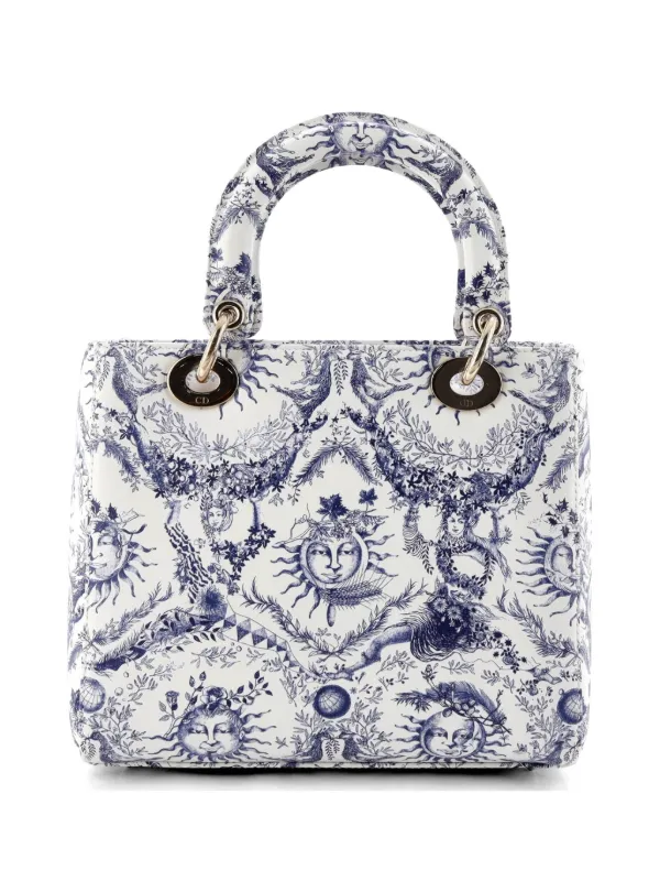 Christian Dior Pre-Owned Le Soleil Lady Dior NM Bag Printed