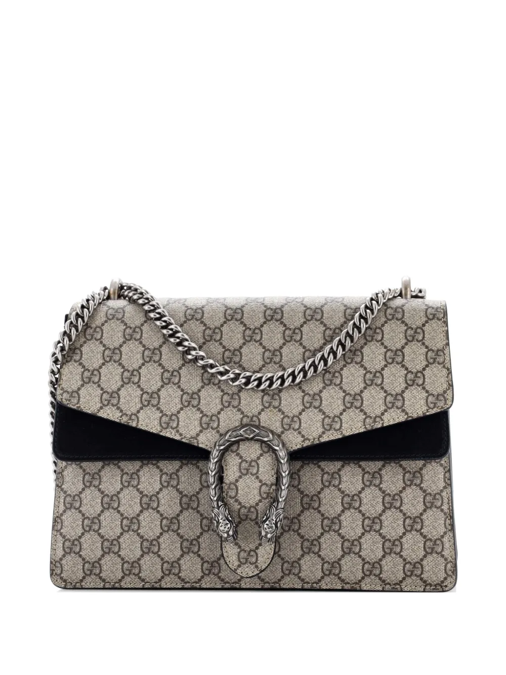 Gucci Pre-Owned Dionysus Bag GG Coated Canvas Medium shoulder bag - Black