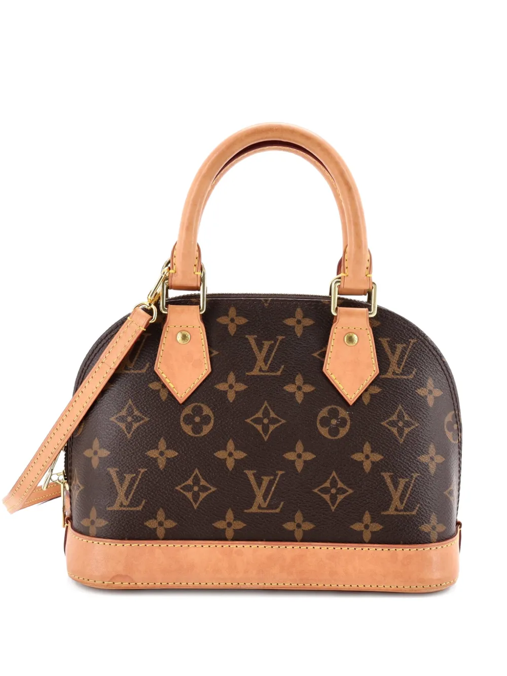 Louis Vuitton Pre-Owned Alma Handbag Monogram Canvas BB crossbody bag - Brown