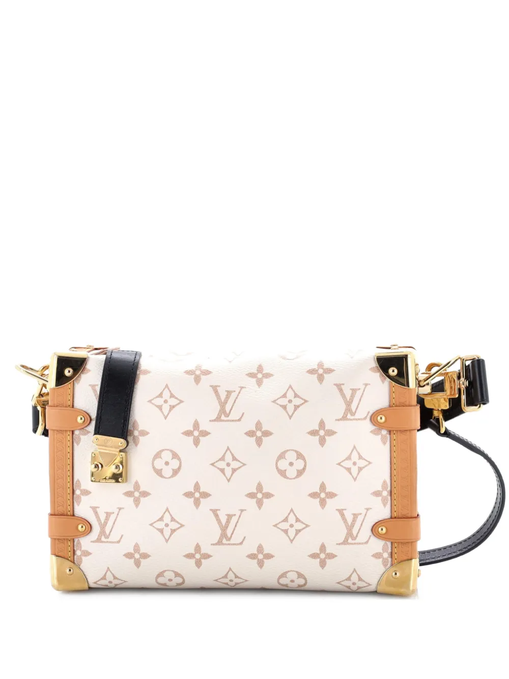 Louis Vuitton Pre-Owned Side Trunk Handbag Monogram Dune Canvas MM shoulder bag - Toni neutri