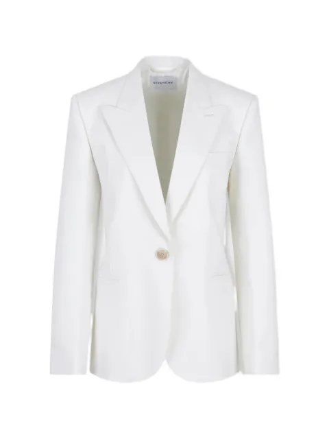 Givenchy button wool blazer