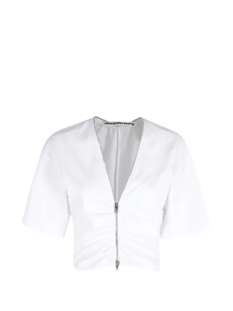Alexander Wang haut zippé à col v