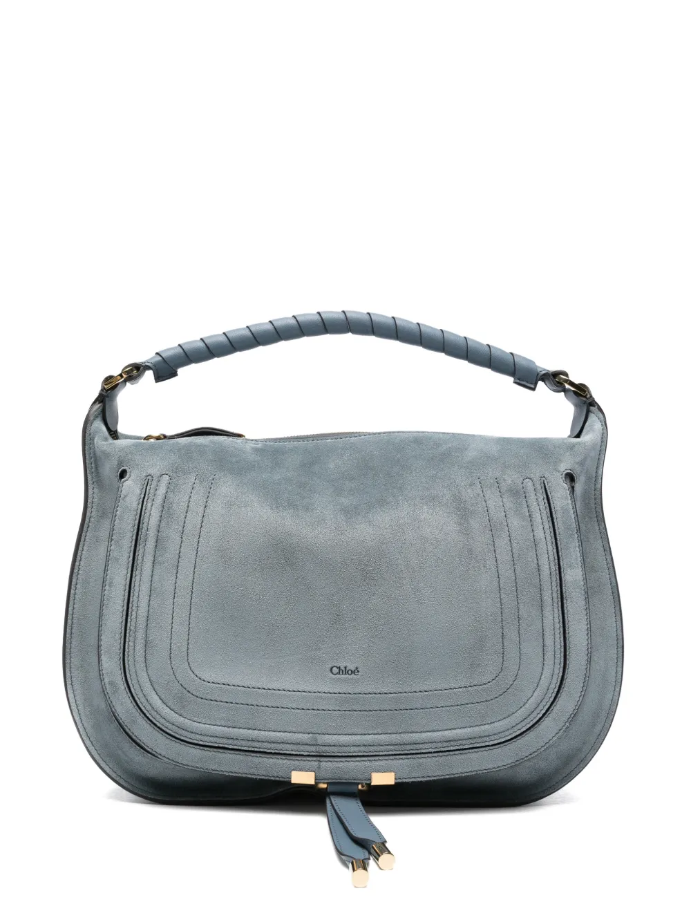 Chloé medium top-handle shoulder bag - Blu