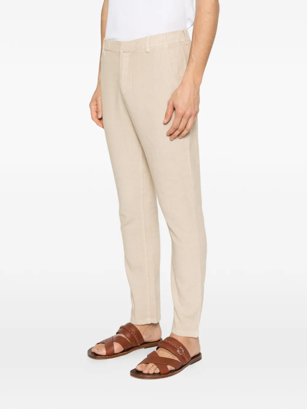 TELERIA ZED Broek met toelopende pijpen Beige