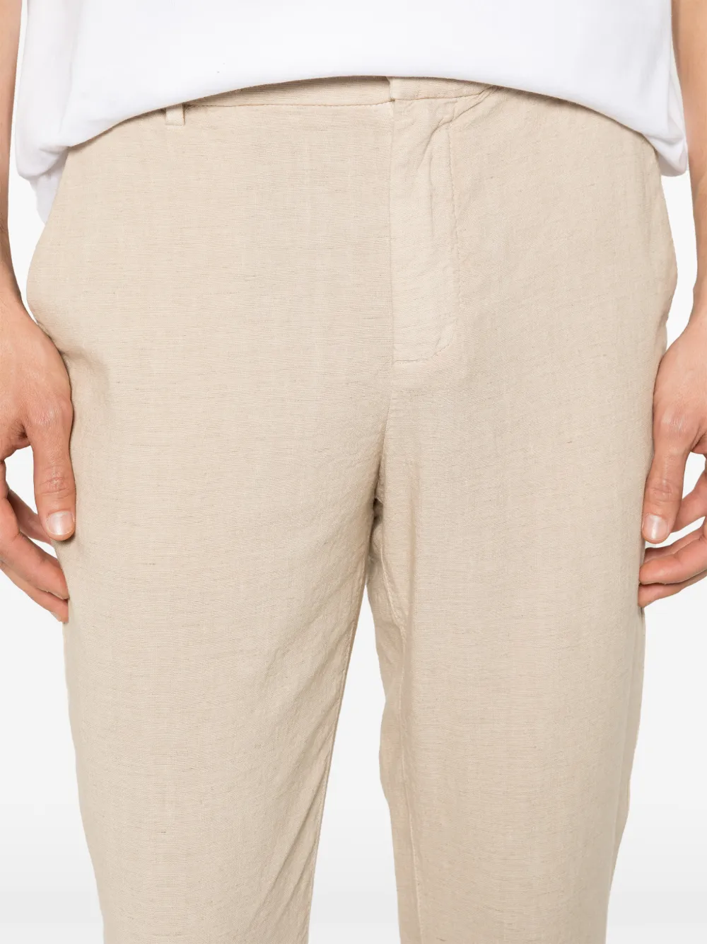 TELERIA ZED Broek met toelopende pijpen Beige