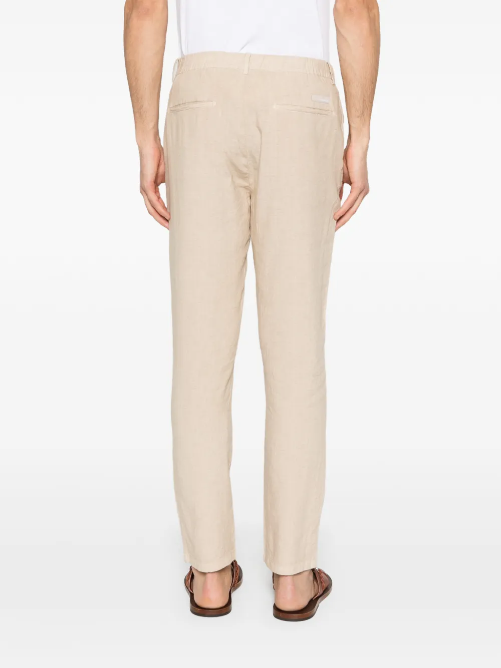 TELERIA ZED Broek met toelopende pijpen Beige