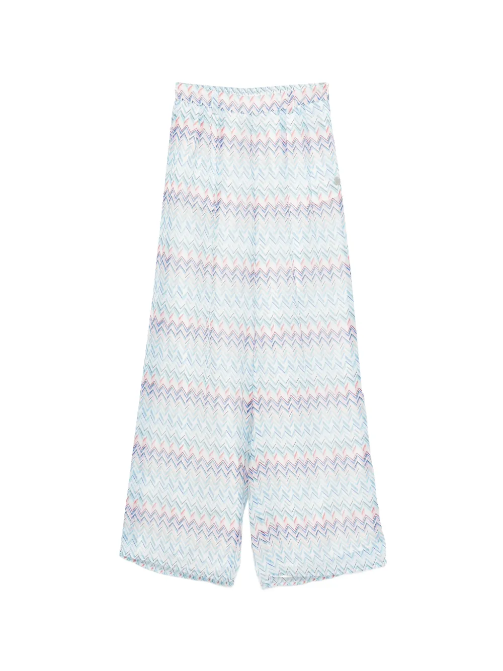 Missoni Kids chevron trousers - Bianco