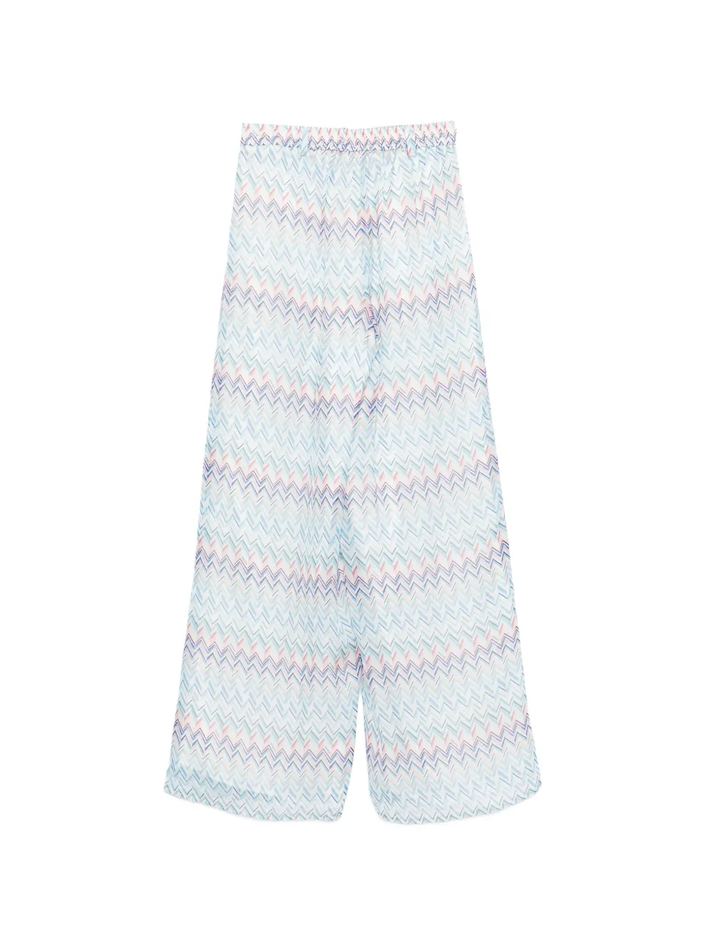 Missoni Kids Broek met chevron-streep Wit