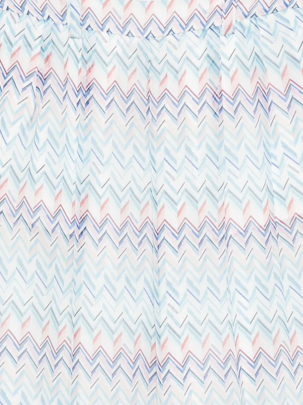 Missoni Kids Broek met chevron-streep Wit