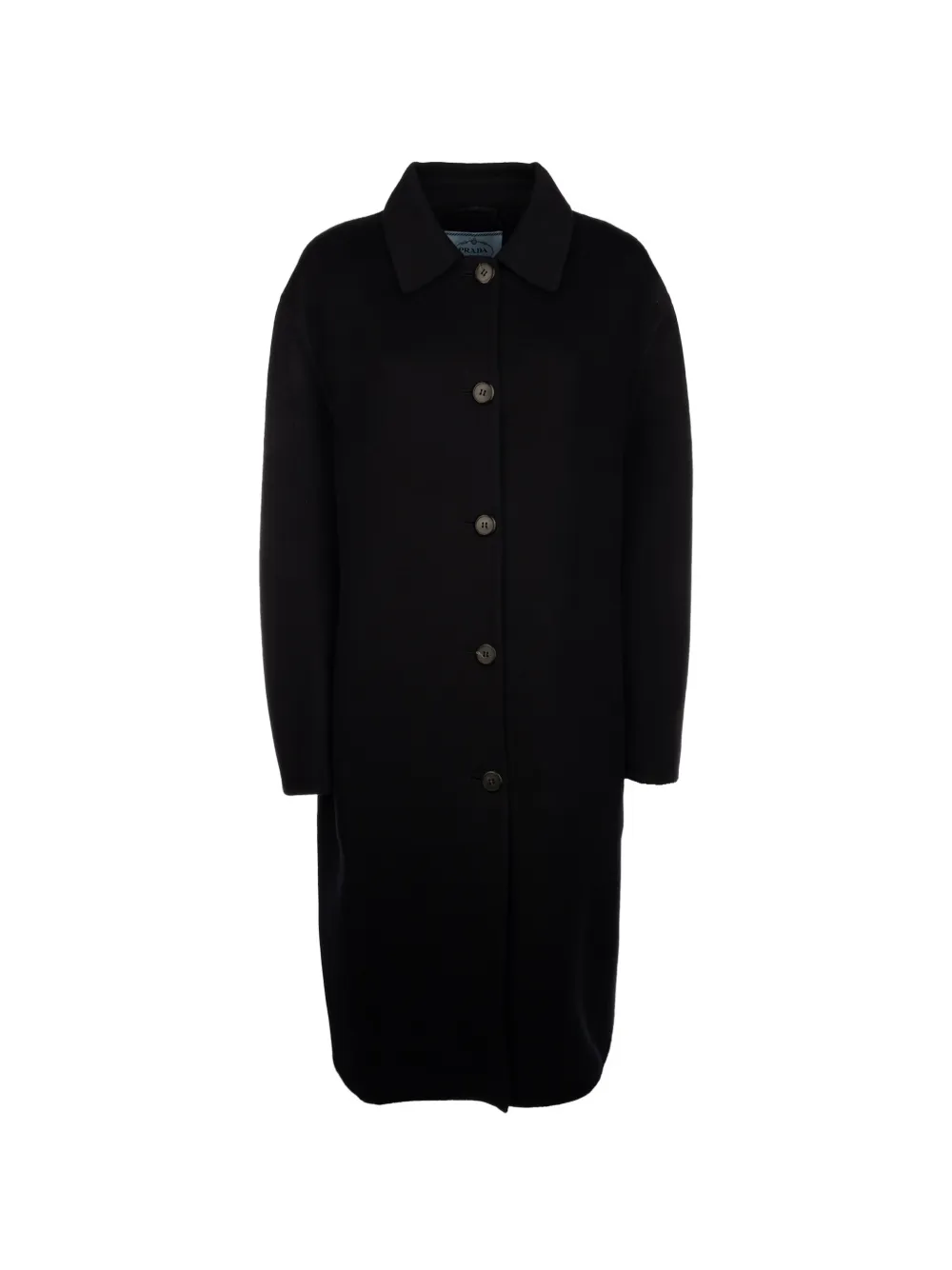 Prada buttoned coat - Blu