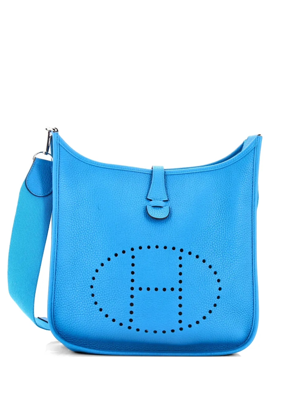 Hermès Pre-Owned Evelyne Bag Gen III Clemence PM Umhängetasche - Blau