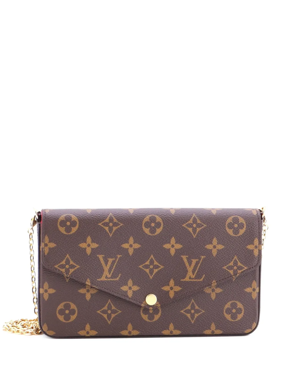 Louis Vuitton Pre-Owned Felicie Pochette Monogram Canvas crossbody bag - Marrone