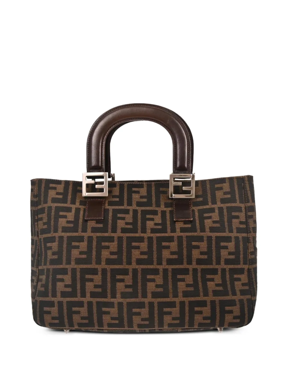 Fendi Pre-Owned Borsa tote in tela con motivo Zucca anni 2000 - Nero