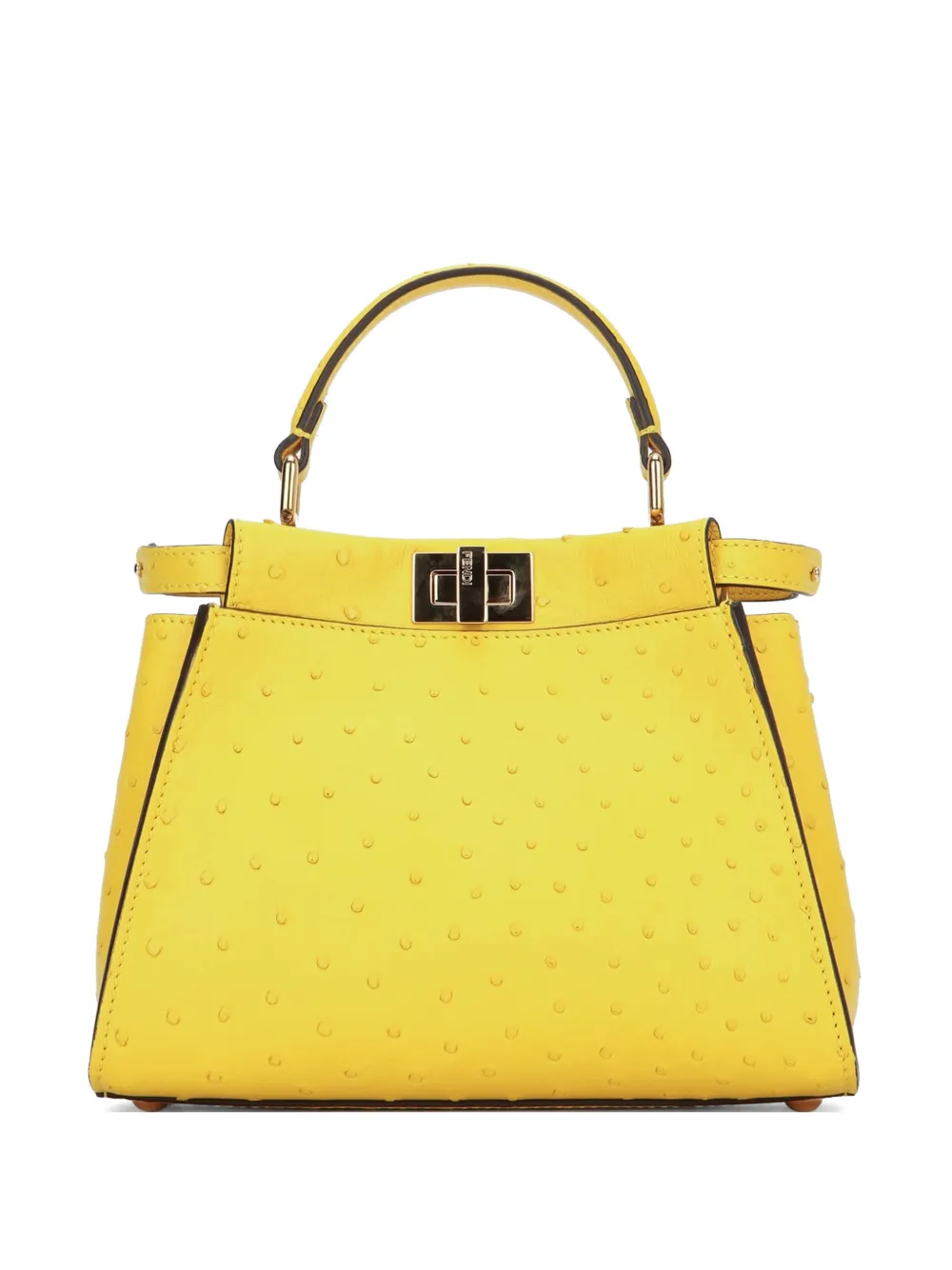 FENDI Mini Peekaboo Handtasche - Gelb