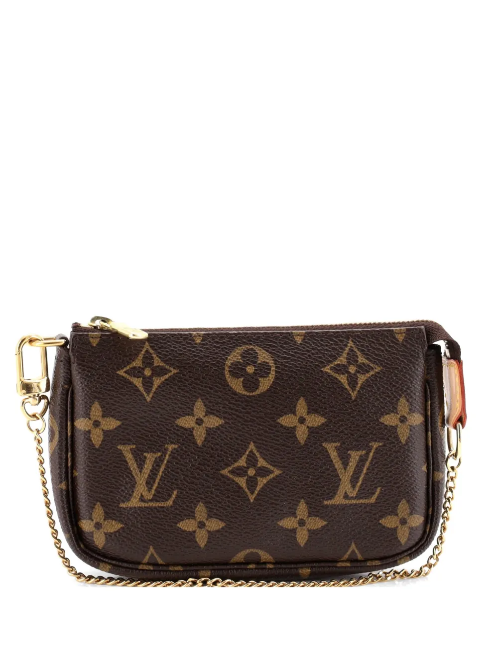 Louis Vuitton Pre-Owned Pochette Accessoires Monogram Canvas Mini clutch bag - Marrone