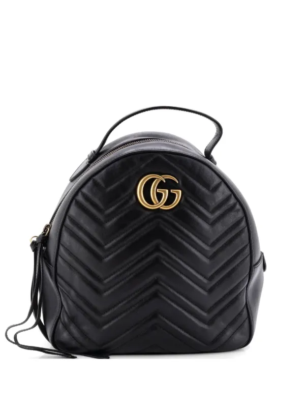 gucci mini backpack price Amazon.com: Gucci, Pre-Loved Leather GG Marmont Small, Red : Amazon Luxury 35cm drop Gucci Beige GG Supreme Leather