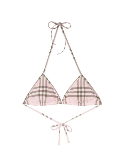 Burberry Check bikini Top