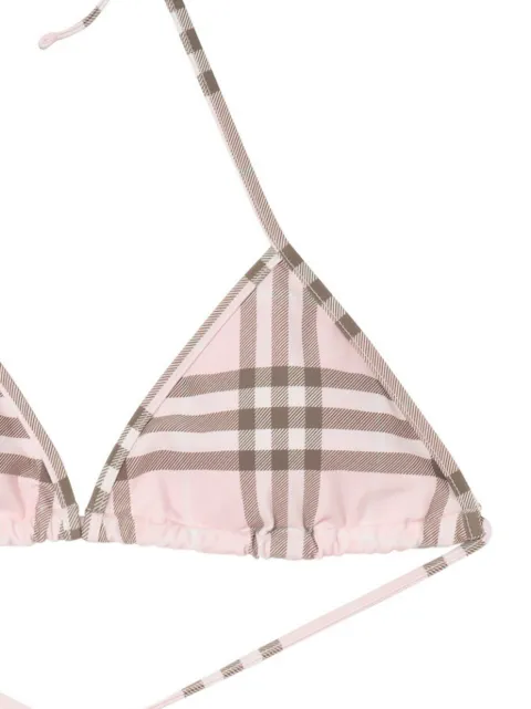 Burberry Check bikini Top