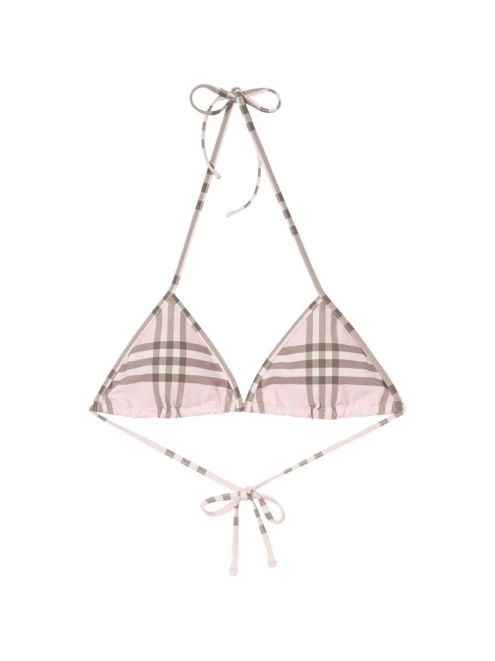 Burberry Check bikini Top - Rosa