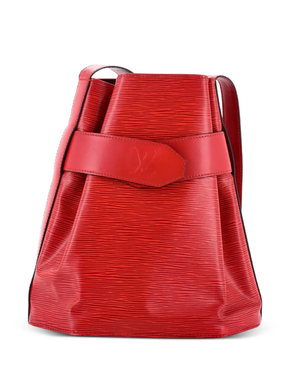 Louis Vuitton Pre-Owned Vintage Sac d'Epaule Handbag Epi Leather PM bucket bag - Rosso